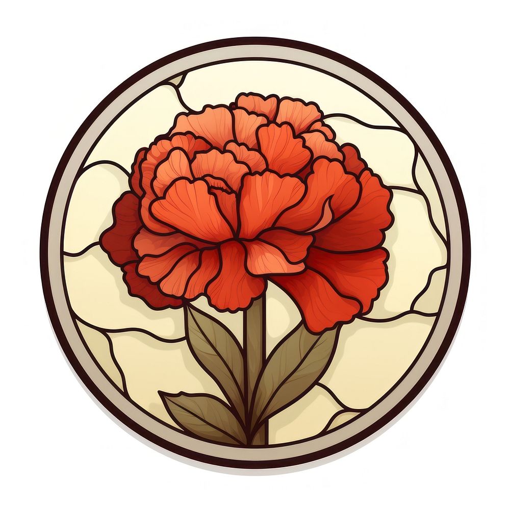 Glass Carnation flower shape plant. AI generated Image by rawpixel.