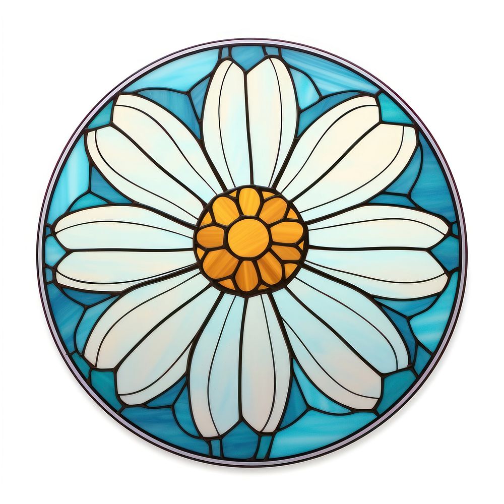Glass daisy flower shape plant. AI generated Image by rawpixel.