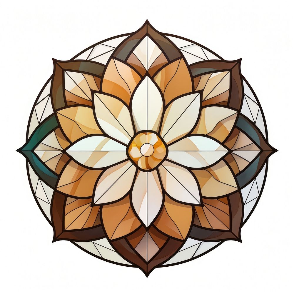 Glass lotus pattern flower shape. AI generated Image by rawpixel.