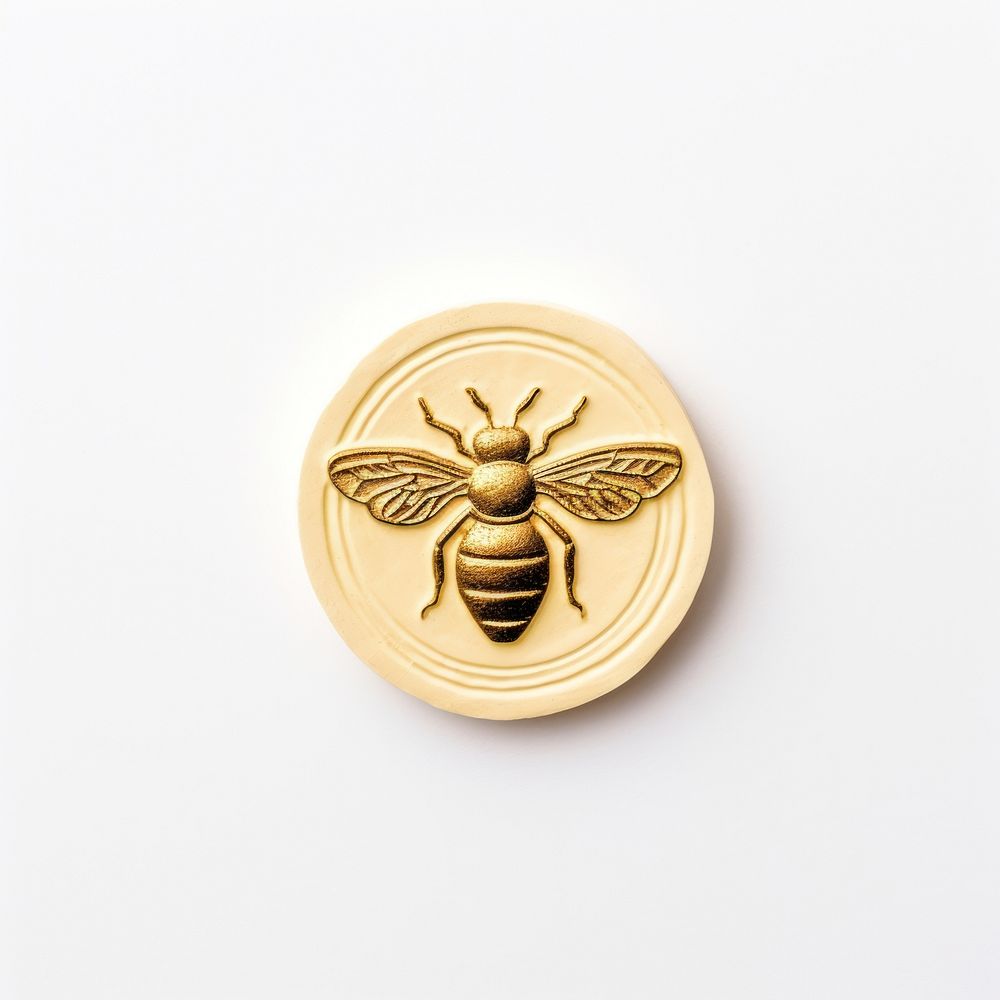 Bee animal insect locket. AI generated Image by rawpixel.