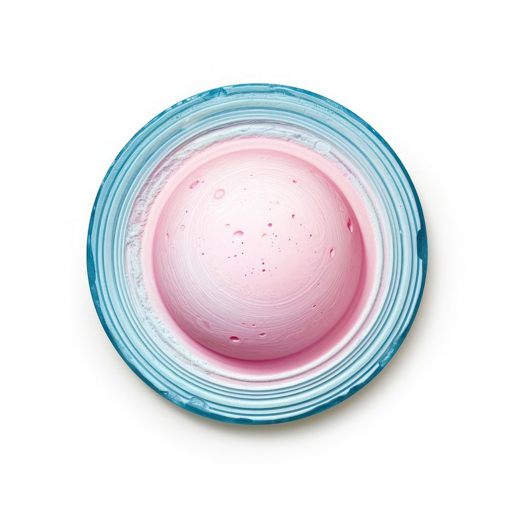 Plate pink blue white background. AI generated Image by rawpixel.