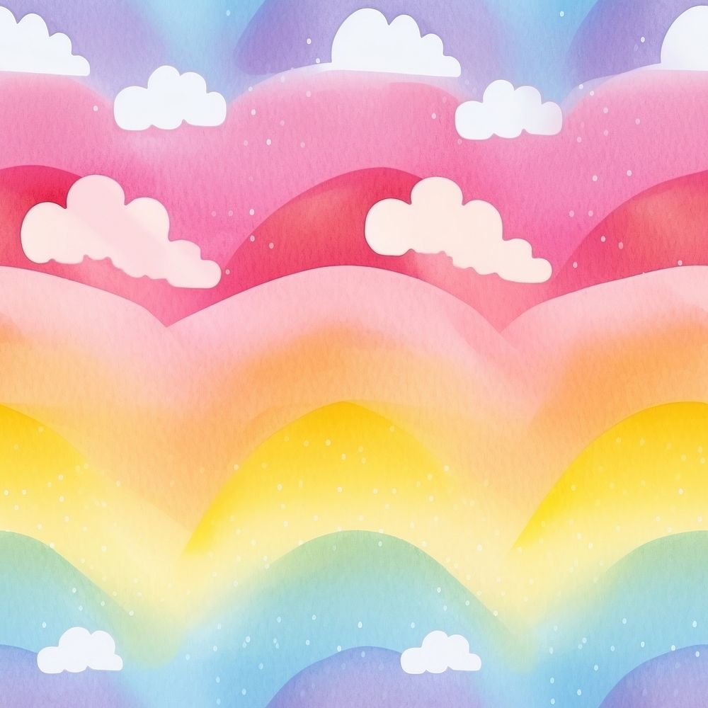 Rainbow backgrounds outdoors rainbow. AI generated Image by rawpixel.