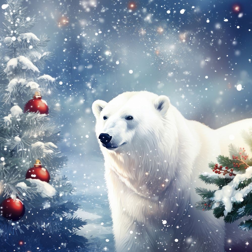 Christmas background christmas wildlife mammal. | Free Photo ...