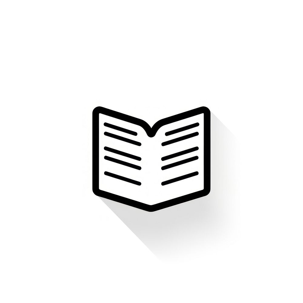 Library icon reading line book. AI generated Image by rawpixel.