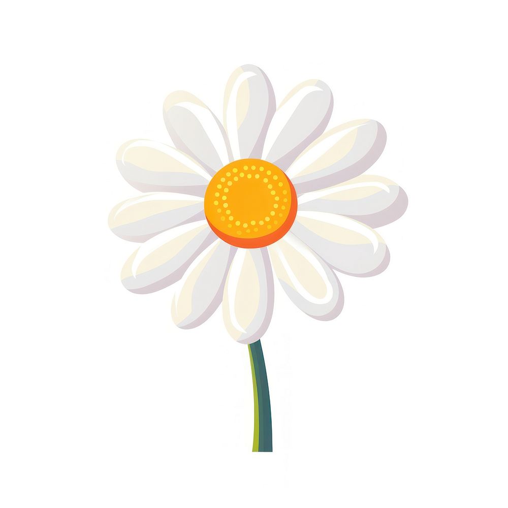 Daisy flower icon daisy petal plant. AI generated Image by rawpixel.