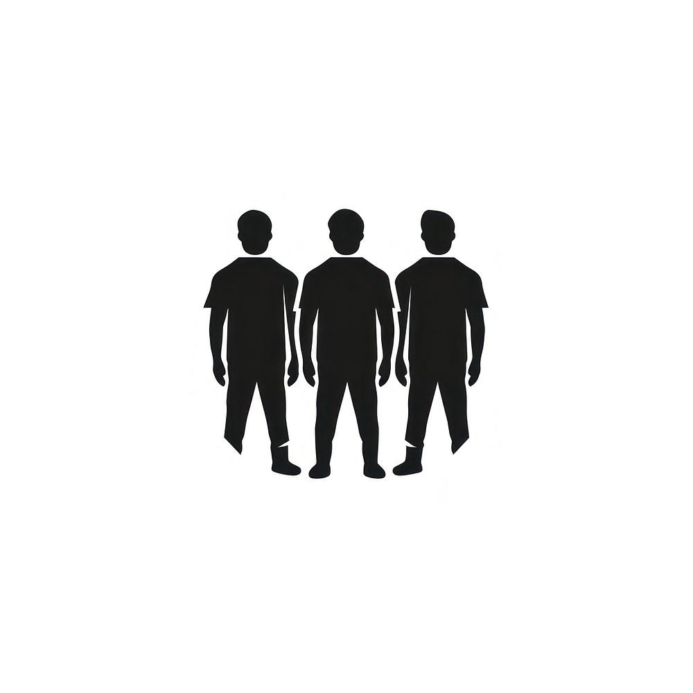 Team silhouette adult black. AI generated Image by rawpixel.