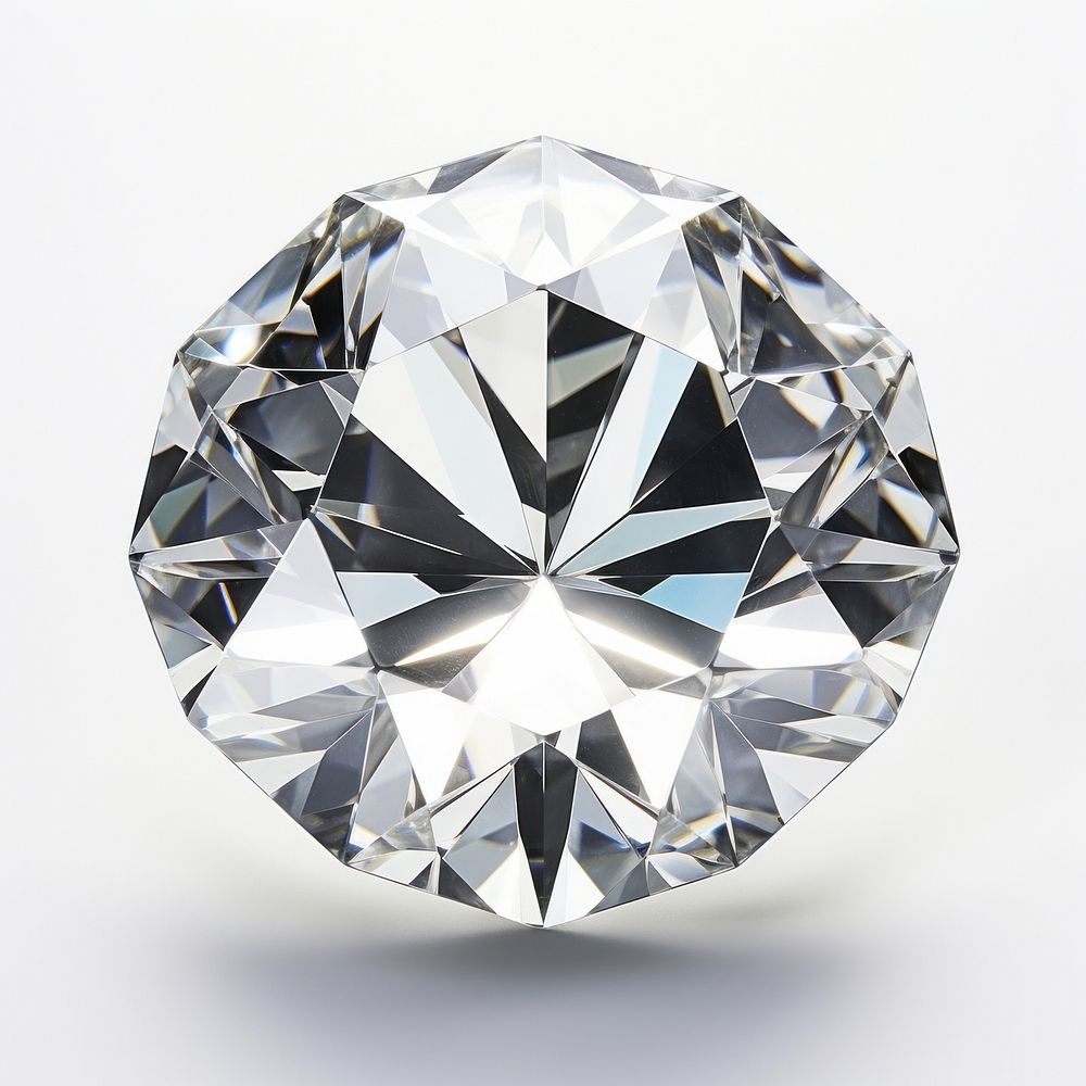 Diamond gemstone jewelry crystal. AI generated Image by rawpixel.