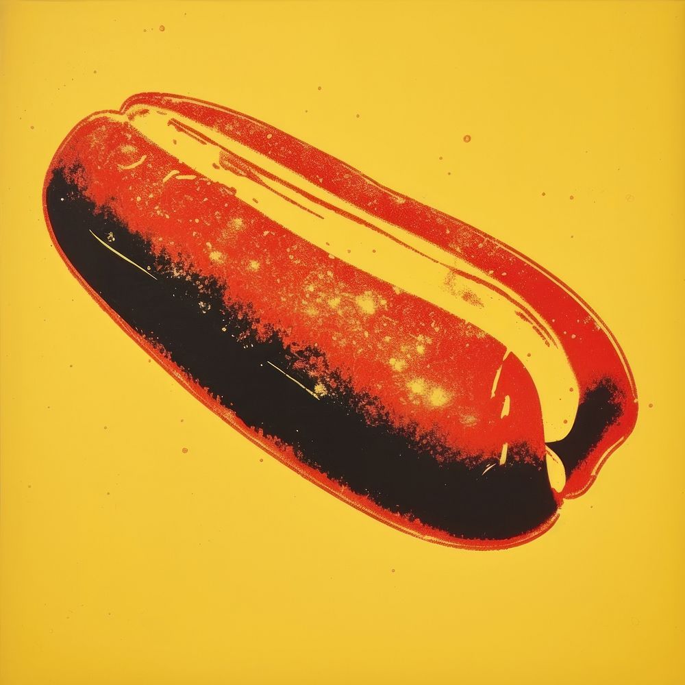 Hot dog red bratwurst kielbasa. AI generated Image by rawpixel.