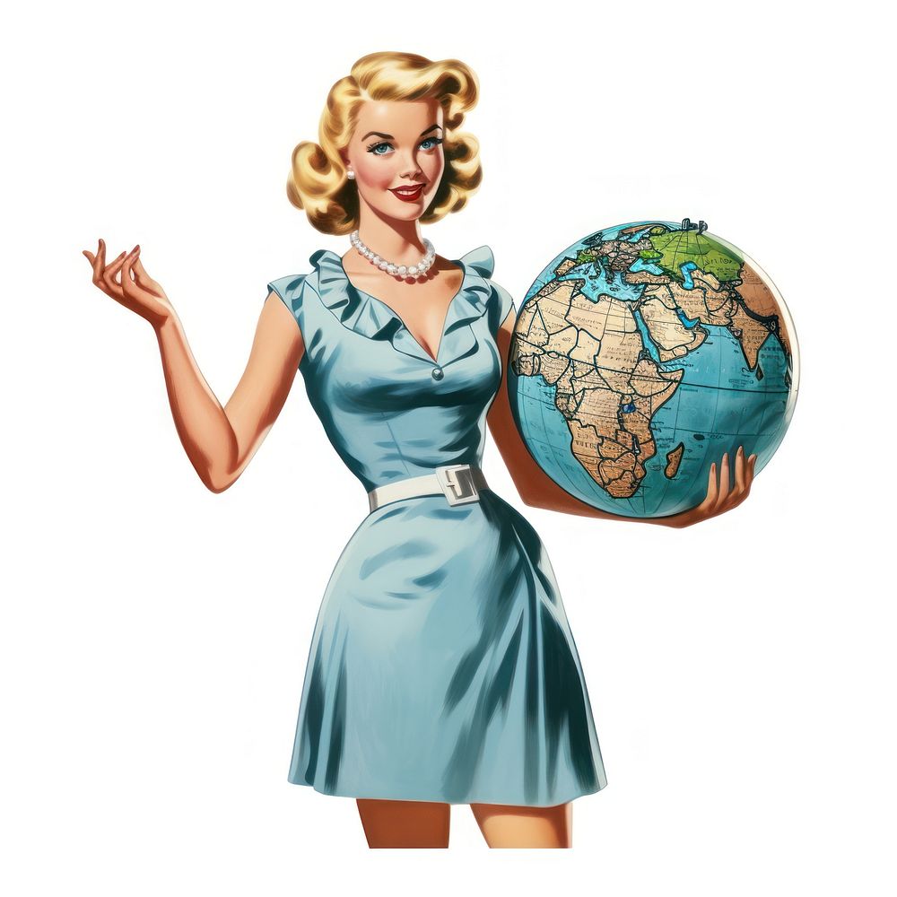 Globe globe planet dress. AI generated Image by rawpixel.
