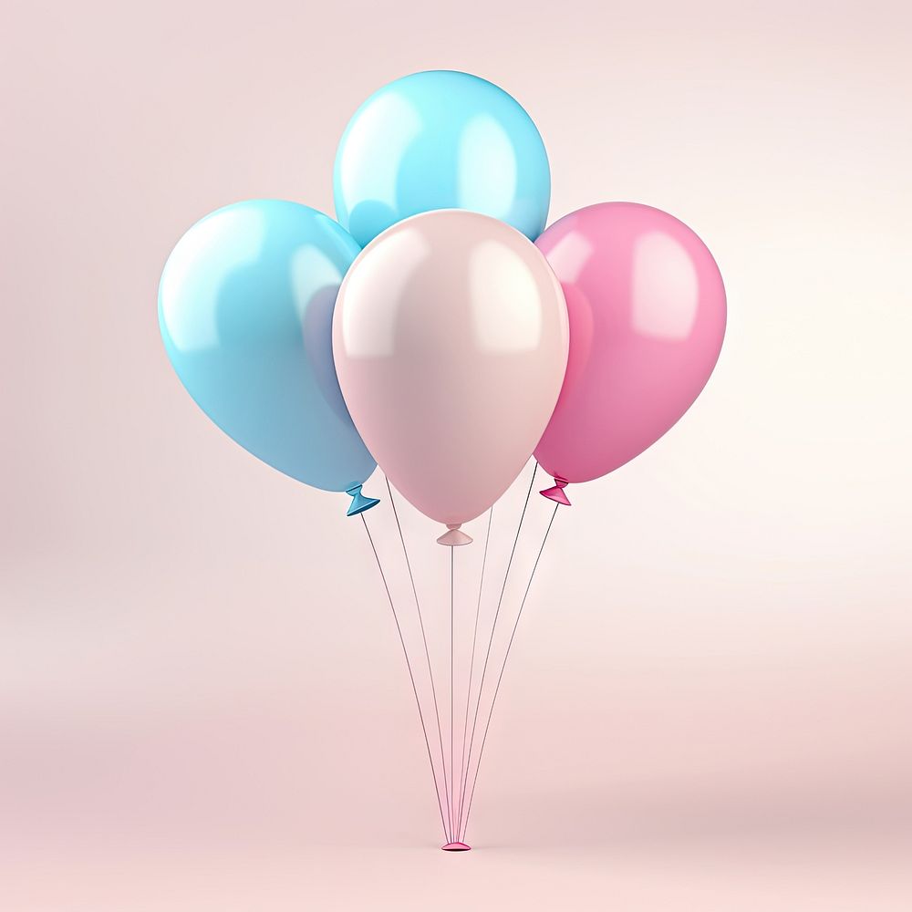 Birthday Balloon balloon birthday anniversary. AI generated Image by rawpixel.