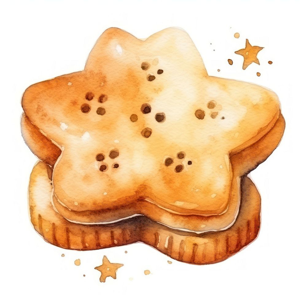 Christmas biscuit cookie bread food. AI generated Image by rawpixel.
