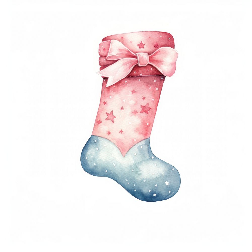 Christmas stocking footwear festival clothing. AI generated Image by rawpixel.