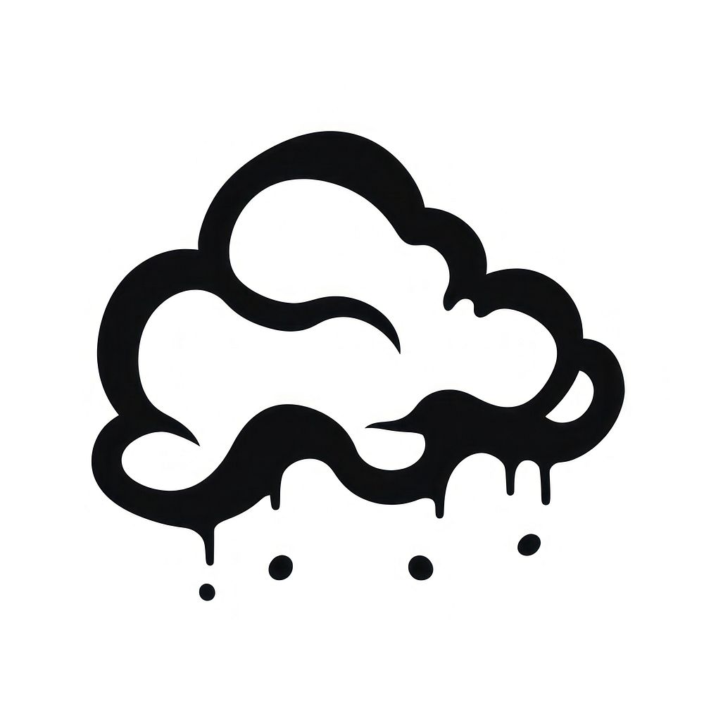 Clouds symbol cloud white. AI generated Image by rawpixel.