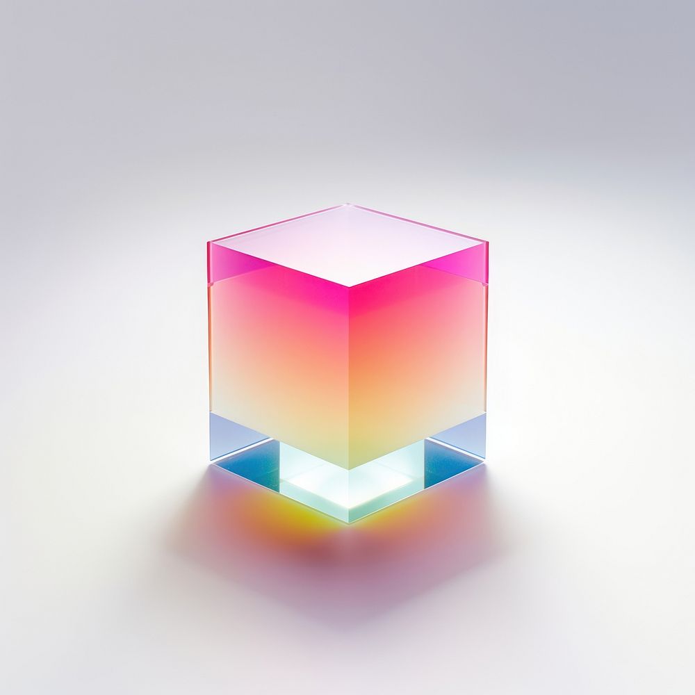Cube simplicity abstract lighting. AI generated Image by rawpixel.