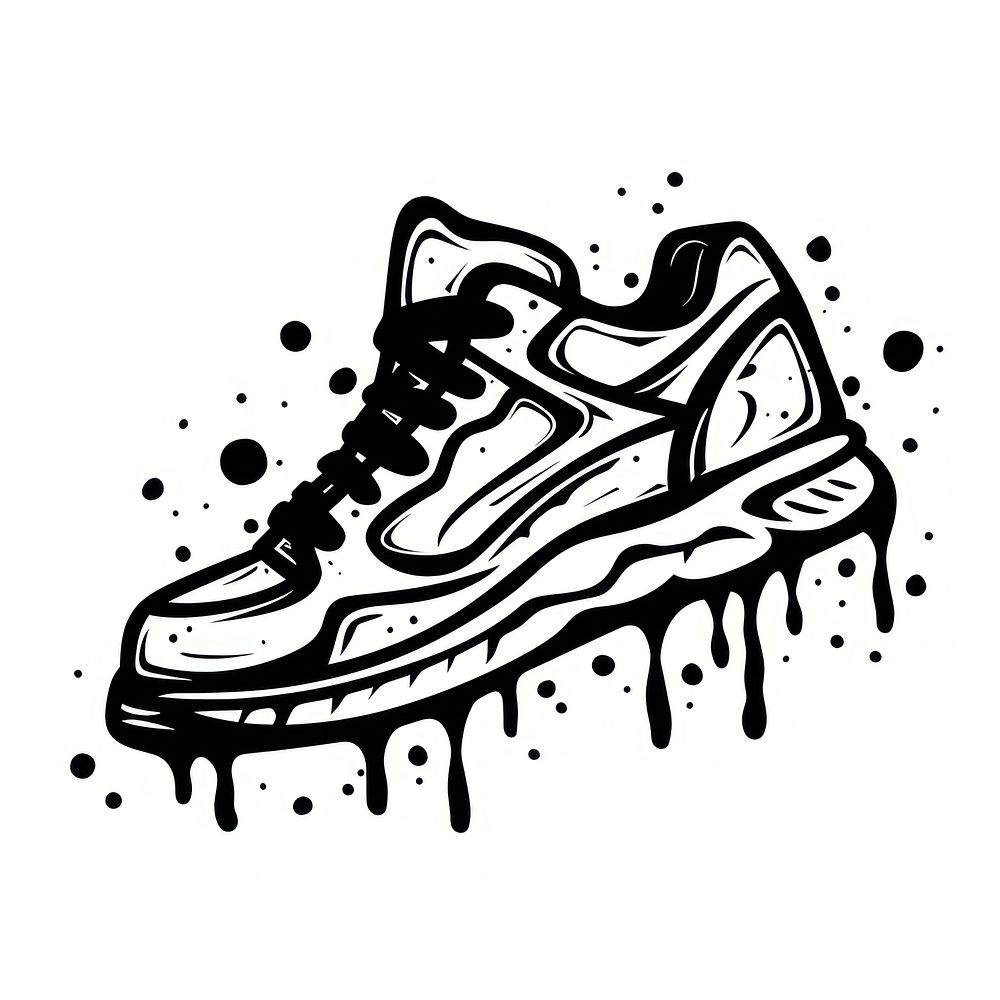 Sneakers footwear sneaker white. AI generated Image by rawpixel.