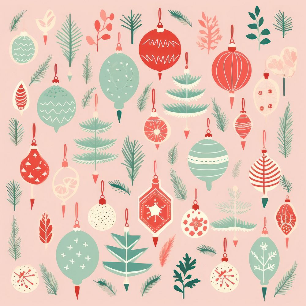 Christmas pattern backgrounds drawing. AI generated Image by rawpixel.