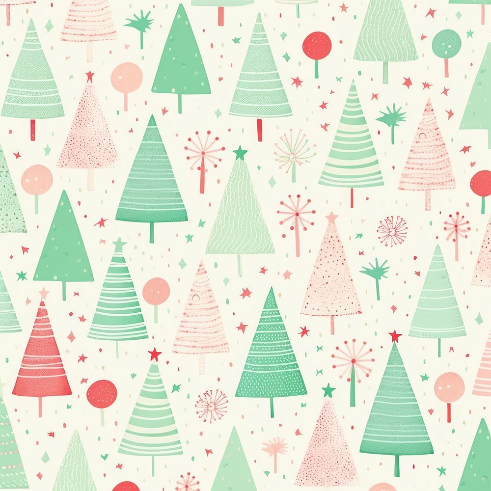 Pattern backgrounds christmas red. AI generated Image by rawpixel.
