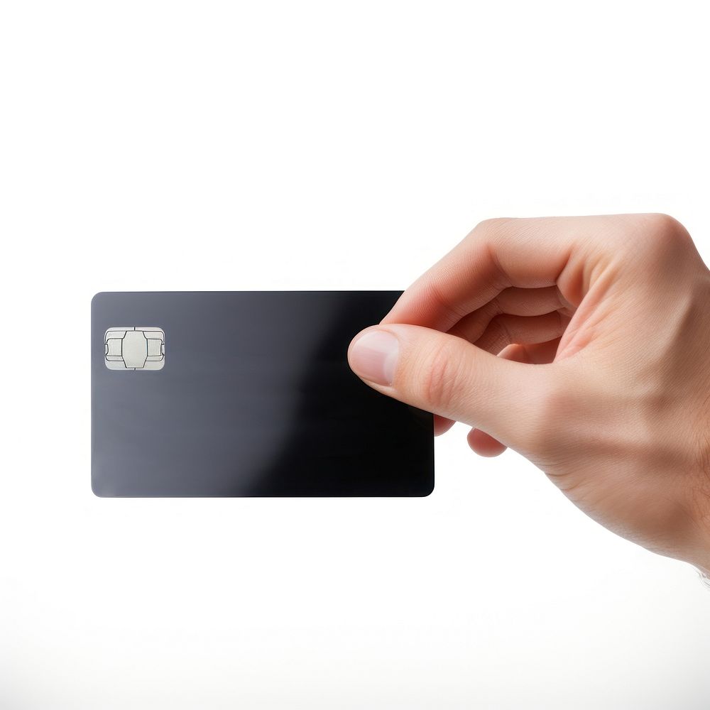 Pinching credit card text electronics technology. AI generated Image by rawpixel.
