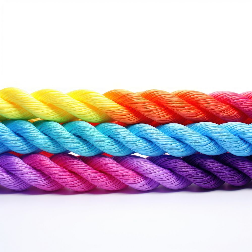 Colorful ropes variation strength textile. AI generated Image by rawpixel.