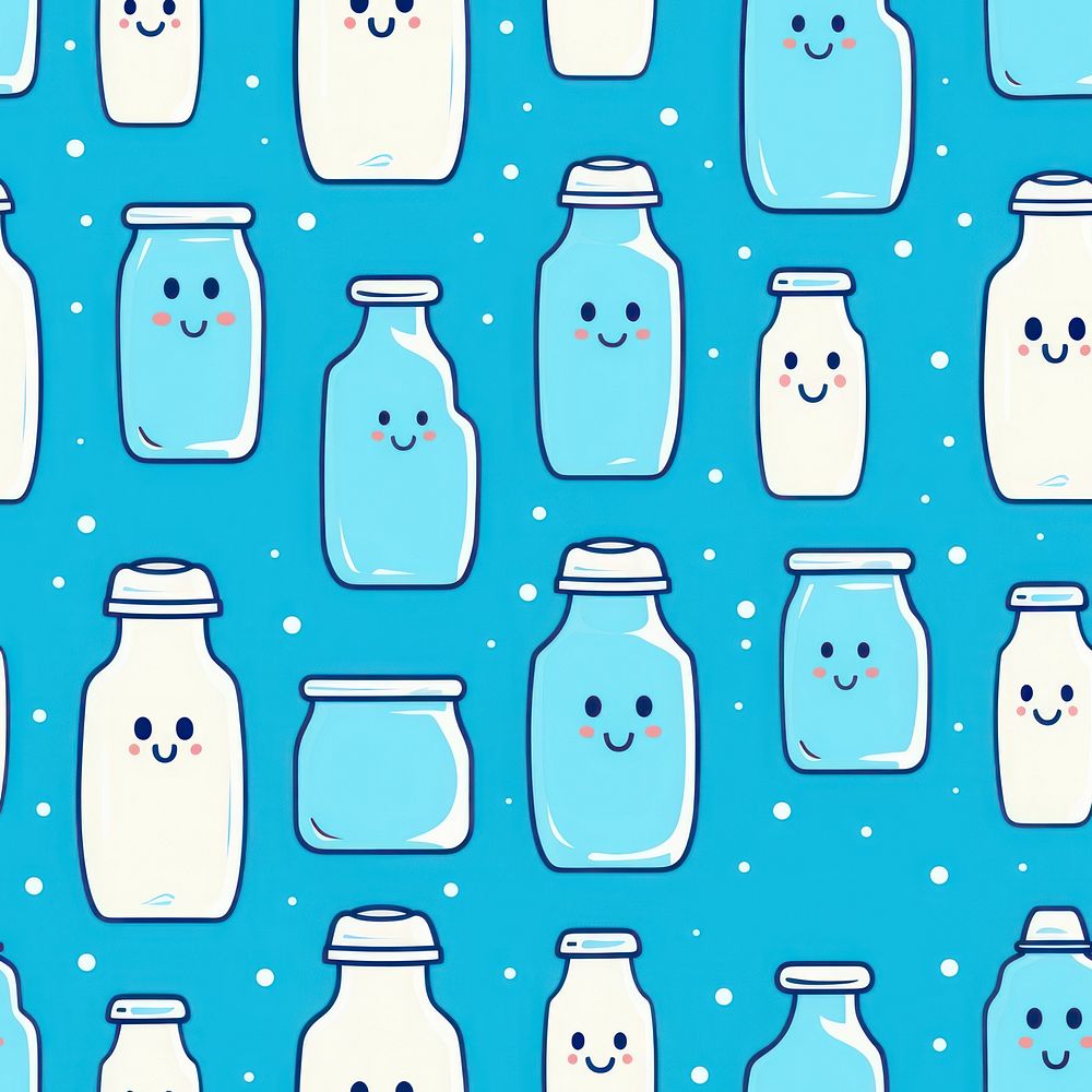 Milk pattern backgrounds jar. AI generated Image by rawpixel.