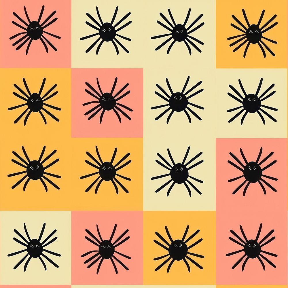 Spider backgrounds pattern animal. AI generated Image by rawpixel.
