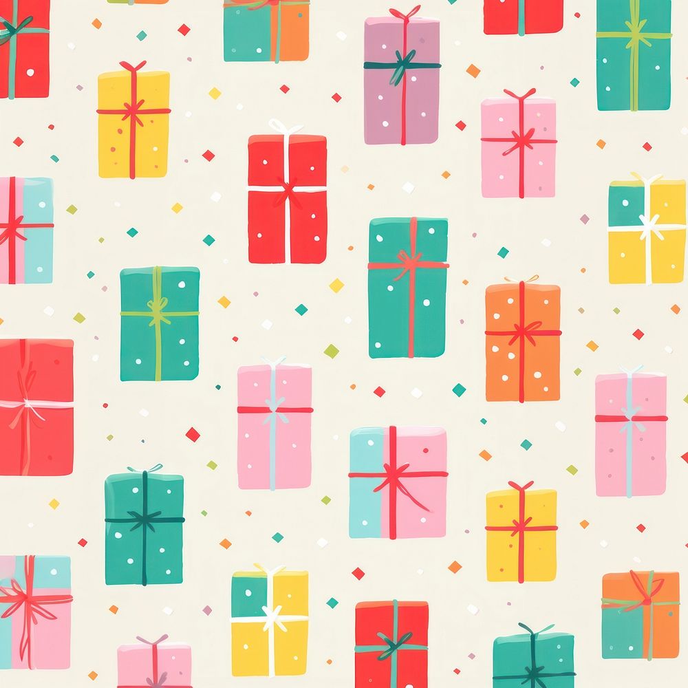 Christmas gift boxes pattern paper backgrounds christmas. AI generated Image by rawpixel.