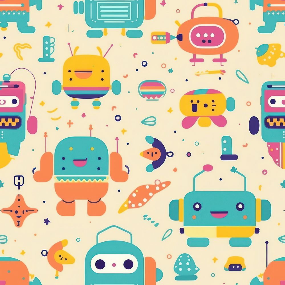 Toys pattern backgrounds fun. AI generated Image by rawpixel.