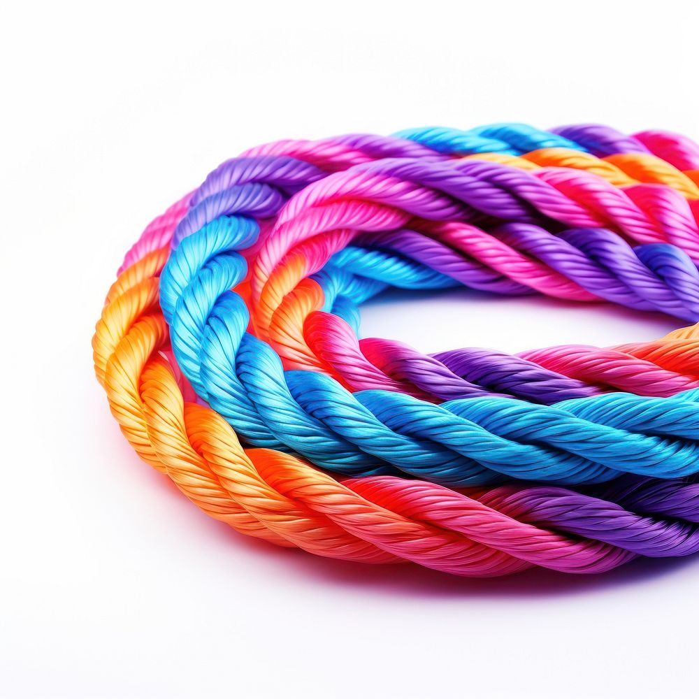 Twisted colorful ropes jewelry twisted accessories. AI generated Image by rawpixel.