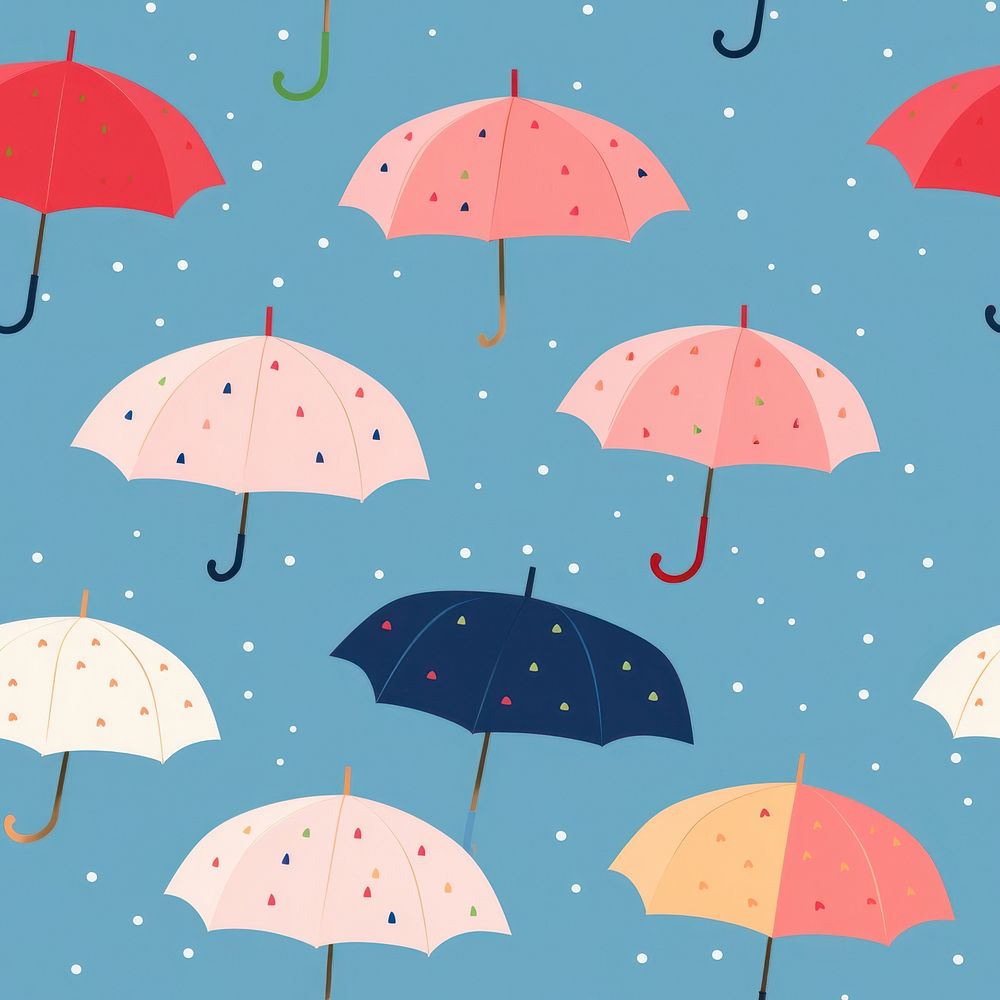 Umbrella backgrounds pattern protection. AI generated Image by rawpixel.