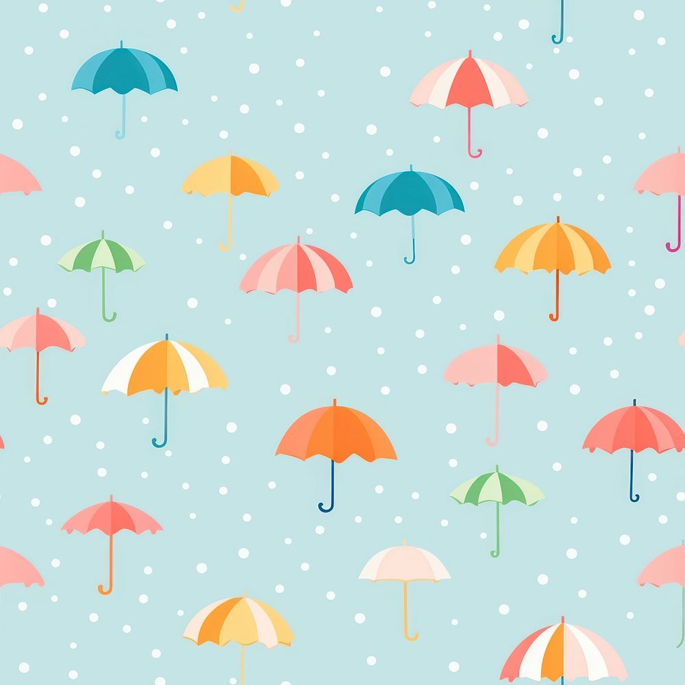 Umbrella pattern backgrounds repetition. AI generated Image by rawpixel.