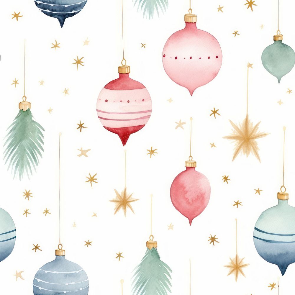 Christmas ornament backgrounds pattern celebration. 