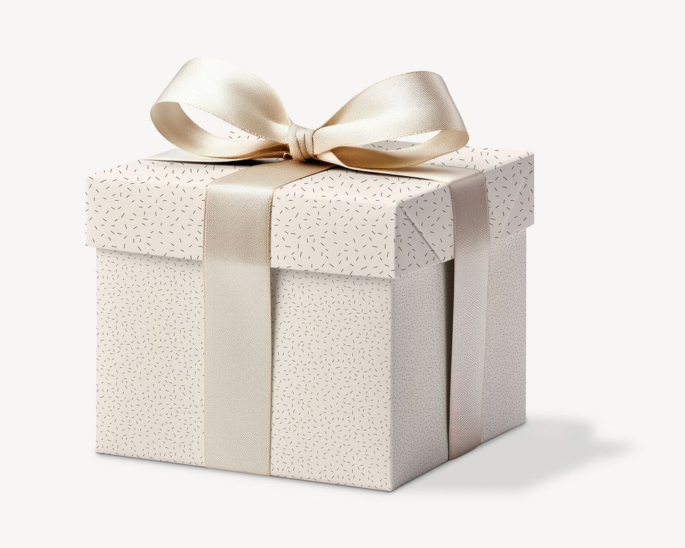 Gift box, isolated on white
