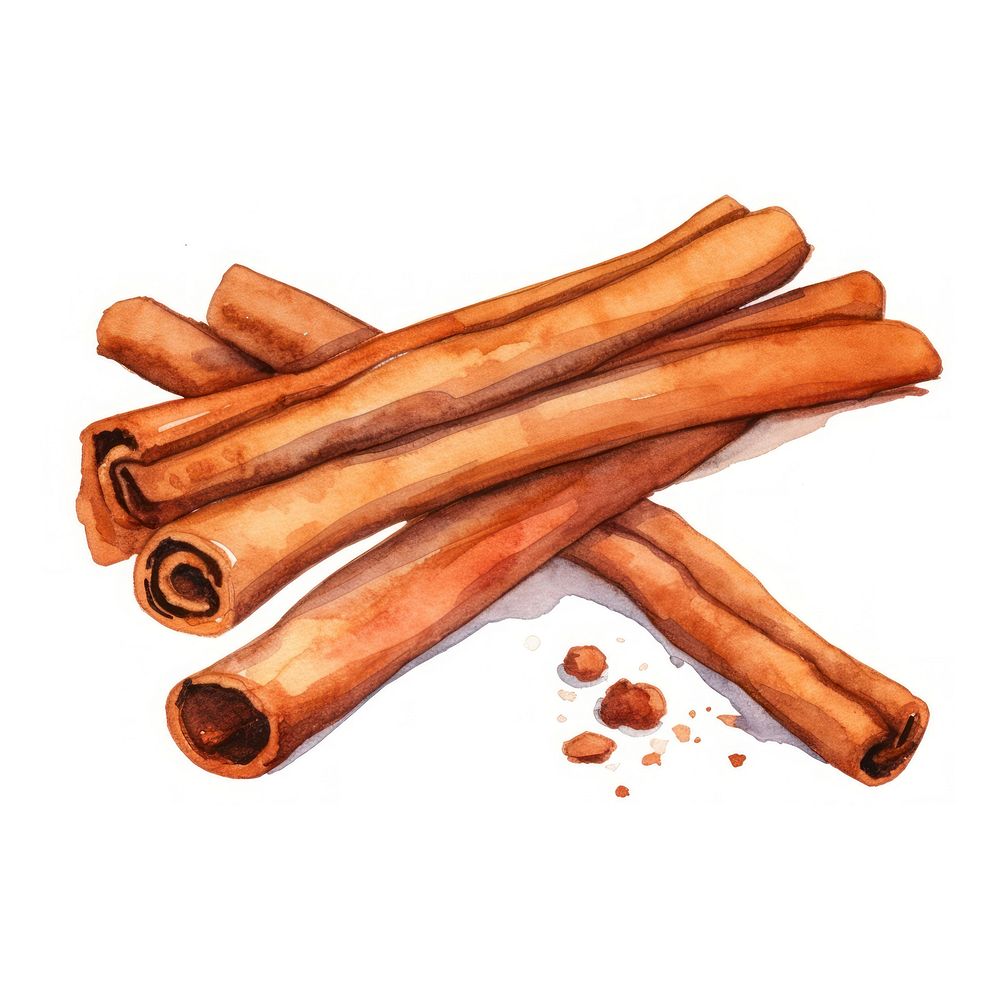 Cinnamon sticks spice food wood. AI generated Image by rawpixel.