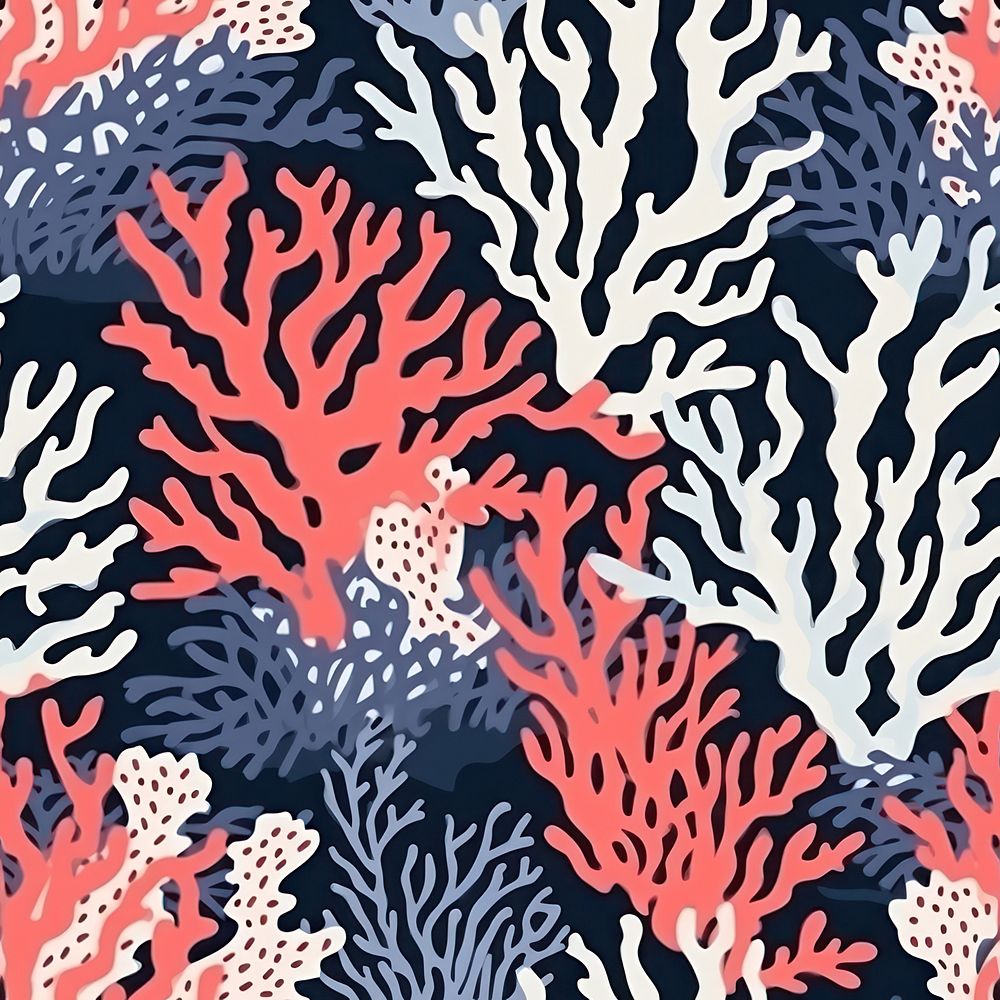 Coral ocean pattern outdoors nature. AI generated Image by rawpixel.