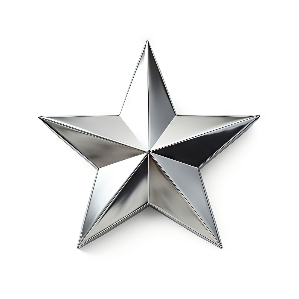 Silver star symbol simplicity echinoderm. | Free Photo - rawpixel