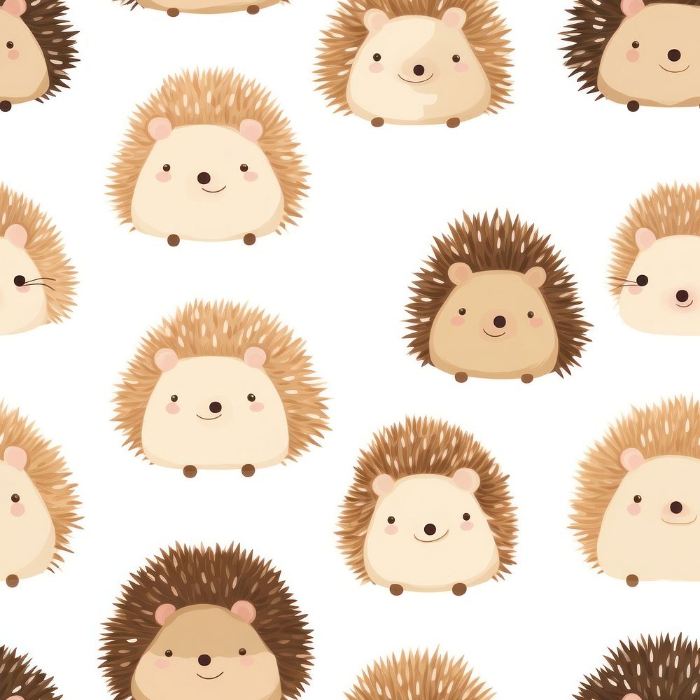 Pet hedgehog backgrounds porcupine pattern. AI generated Image by rawpixel.