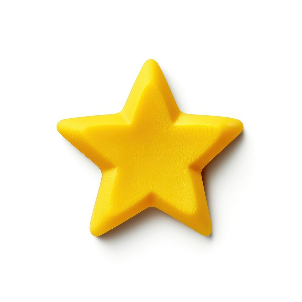Yellow star white background simplicity | Free Photo Illustration ...