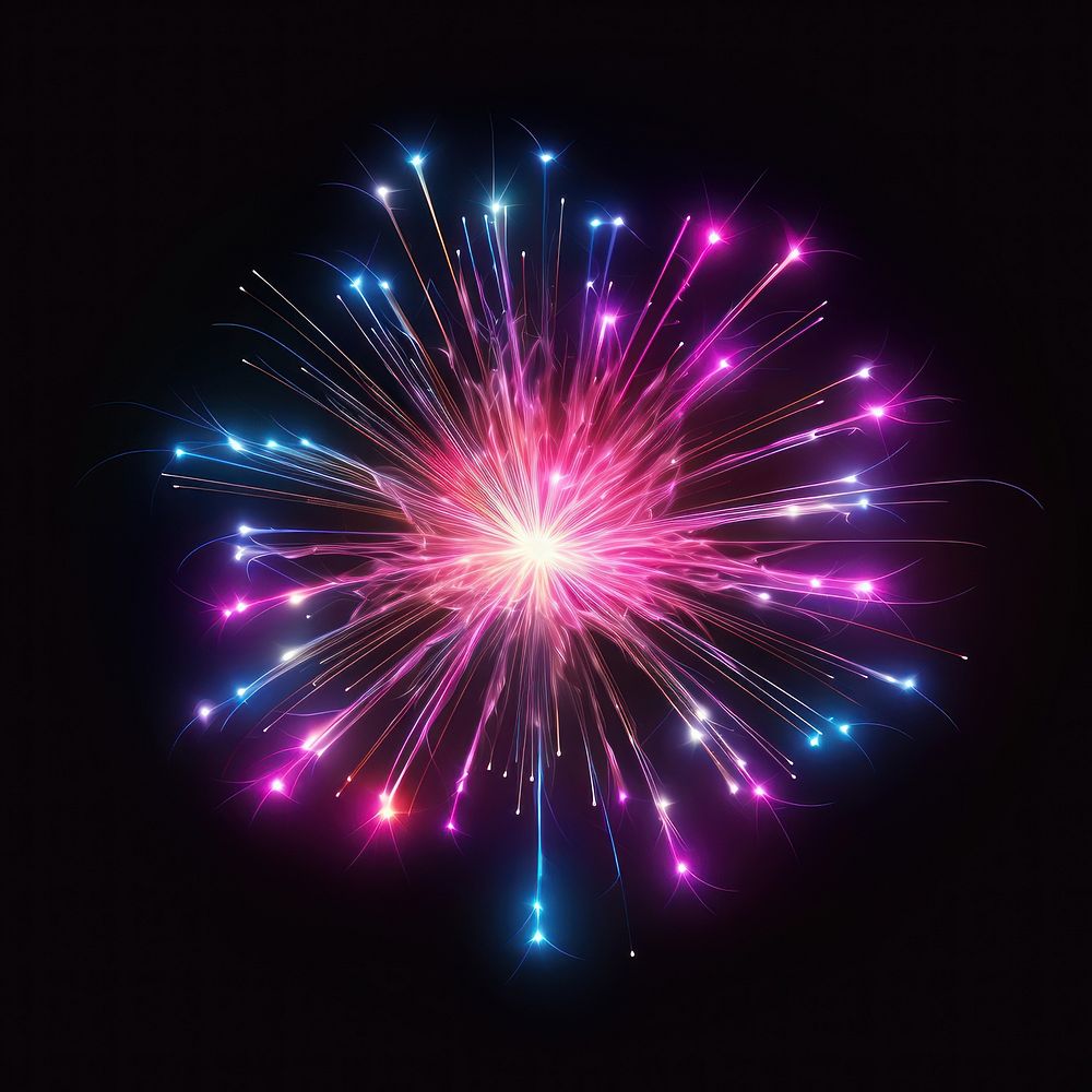 Fireworks sparkler sparks shape. AI generated Image by rawpixel.