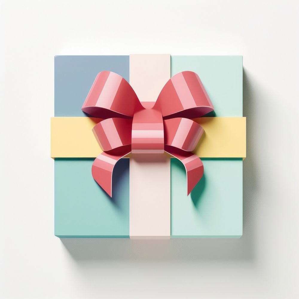 Gift box paper anniversary celebration. AI generated Image by rawpixel.