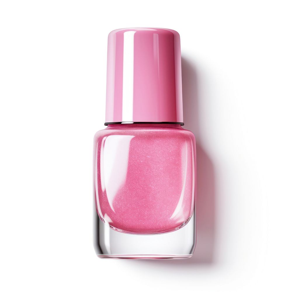 Nail polish cosmetics bottle pink. AI generated Image by rawpixel.