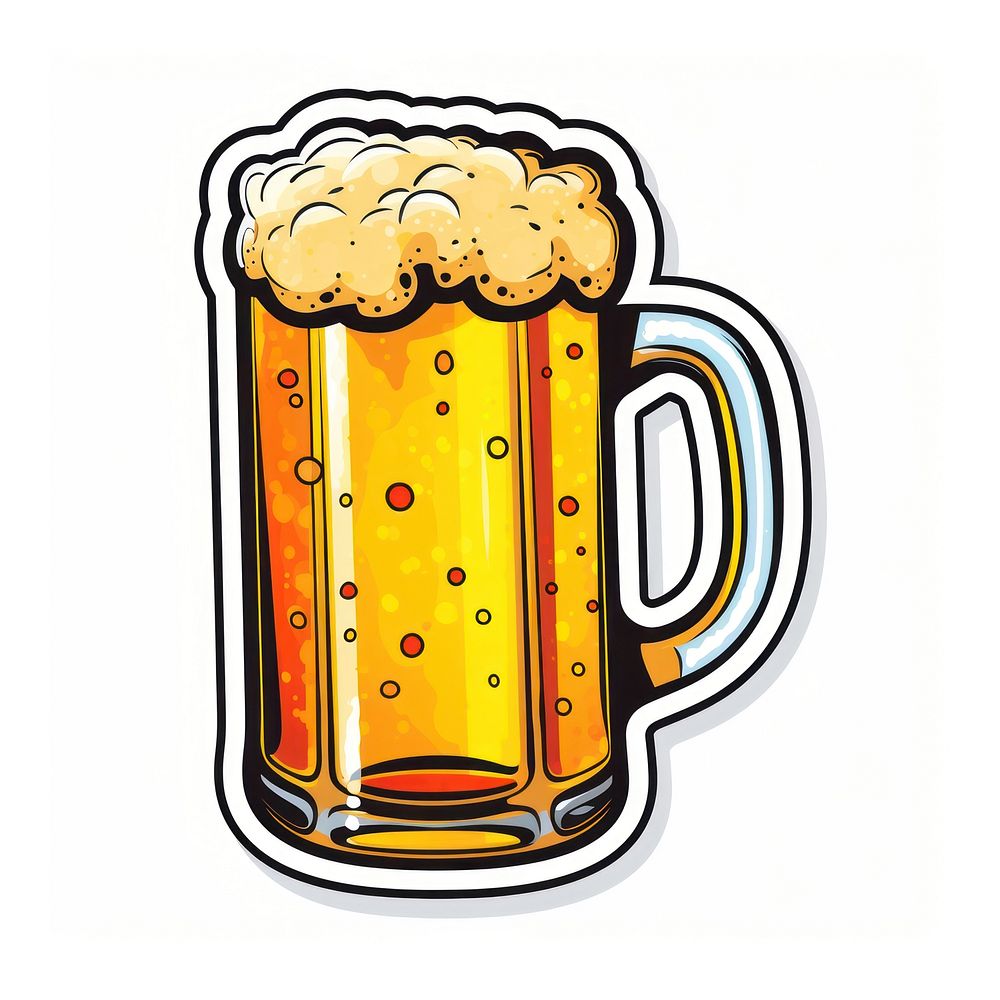 Beer mug drink lager glass. | Free Photo Illustration - rawpixel