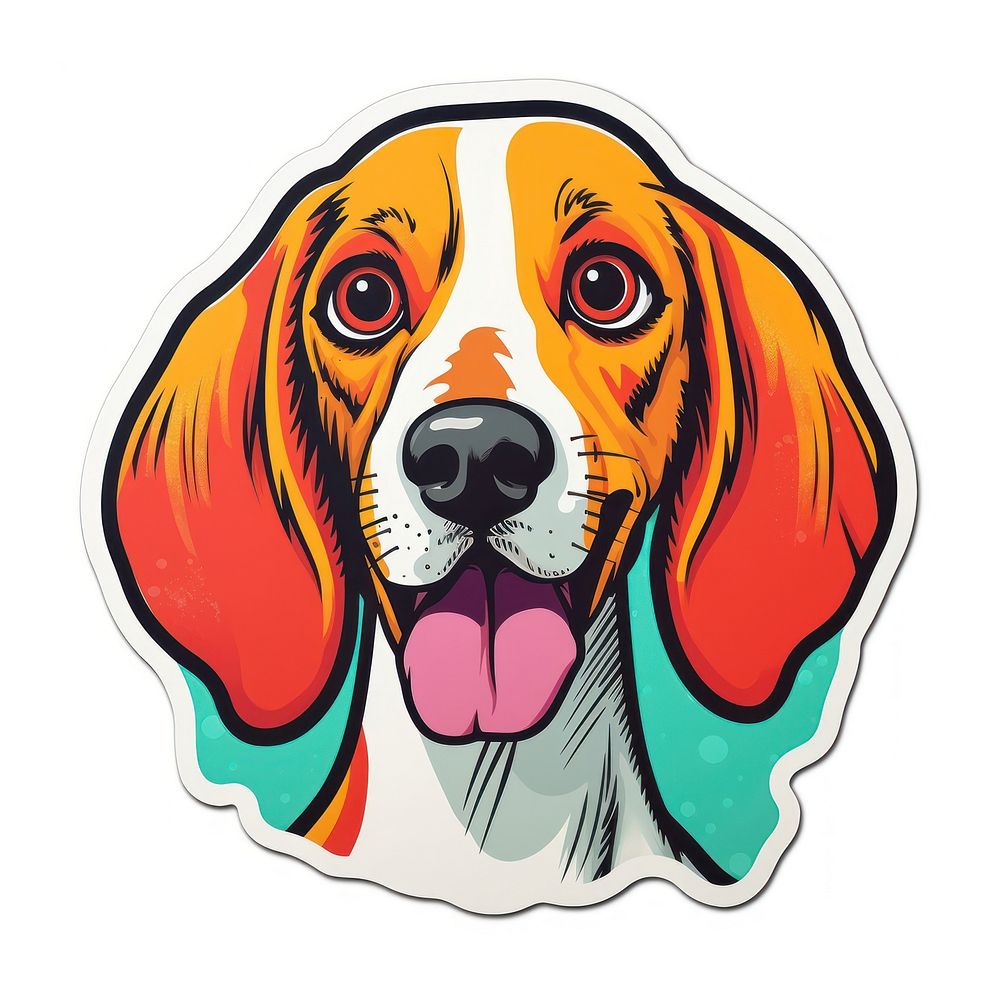 Friendly dog animal mammal beagle. AI generated Image by rawpixel.
