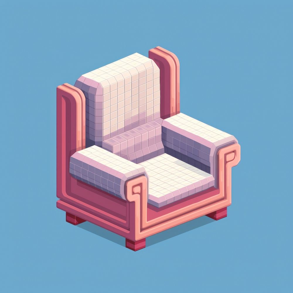 Simple armchair isolated furniture comfortable technology. AI generated Image by rawpixel.
