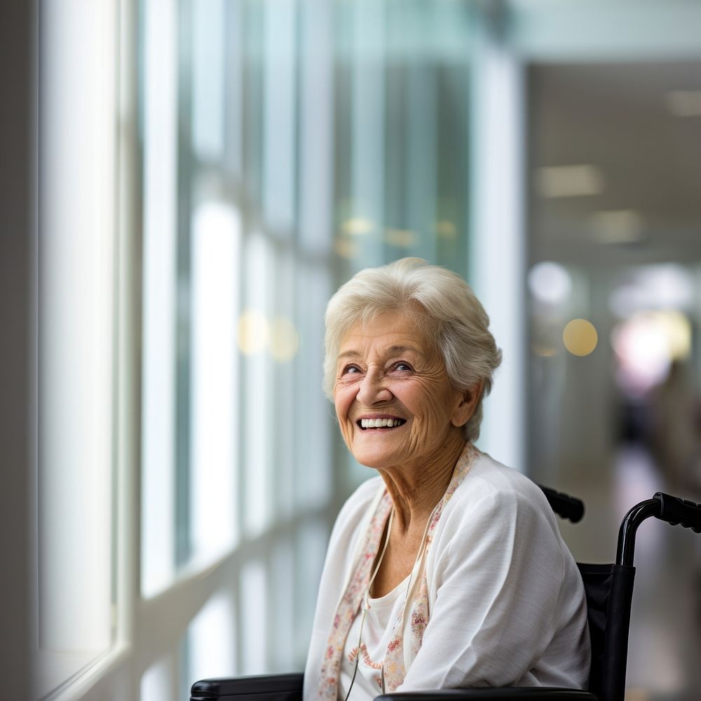 Happy grandma smiling adult smile. AI generated Image by rawpixel.