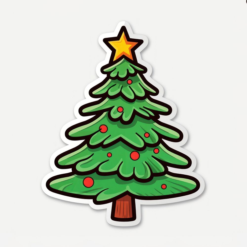 Pine tree christmas plant representation. AI generated Image by rawpixel.