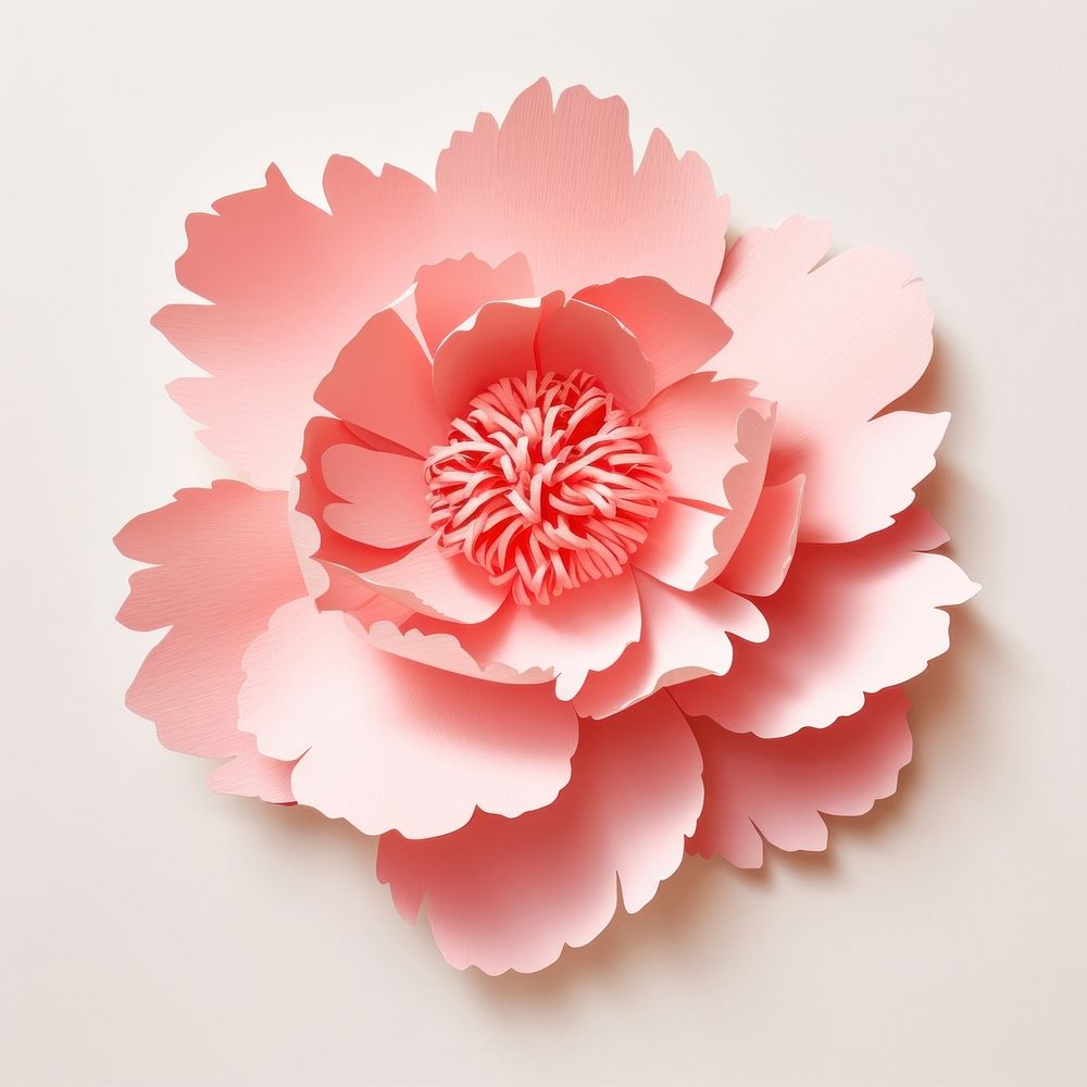 Peonie flower petal plant. AI generated Image by rawpixel.