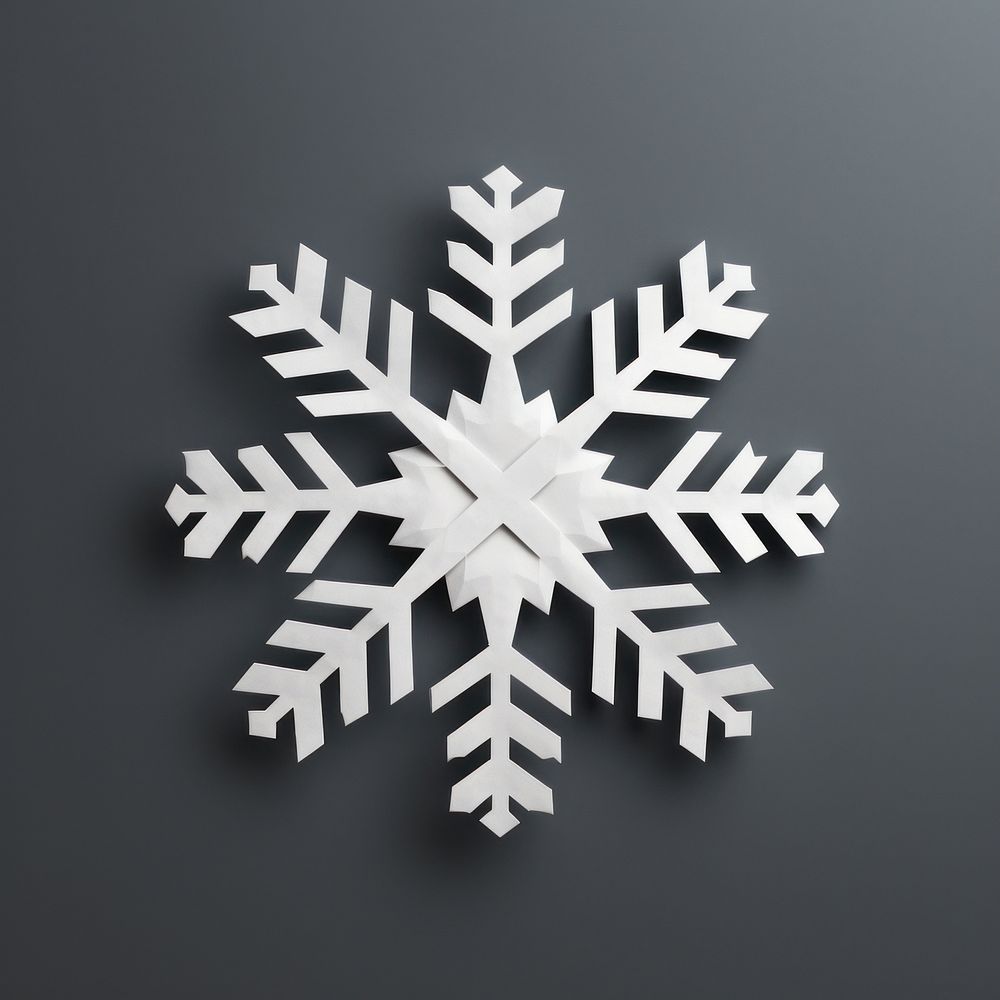 Snowflake snowflake white gray background. AI generated Image by rawpixel.
