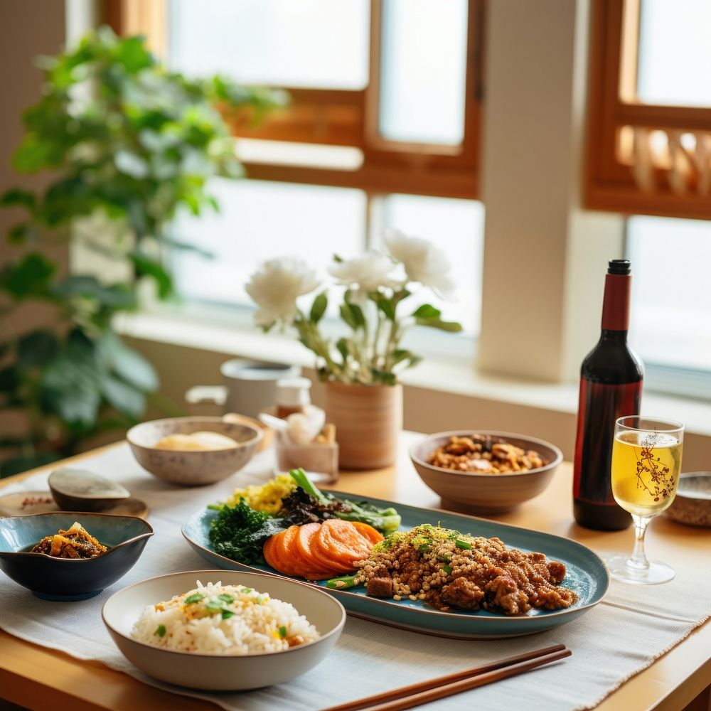 Japanese homemade meal. AI generated Image by rawpixel.