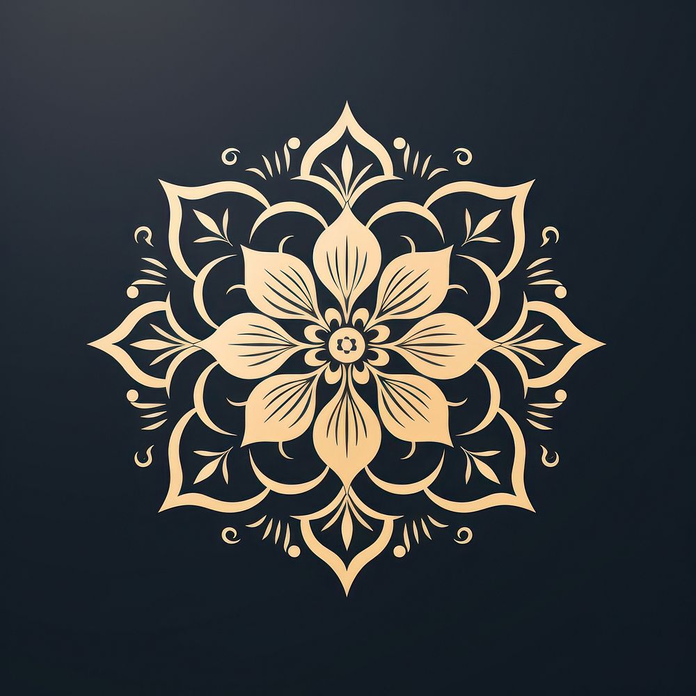Diwali pattern luxury art. AI generated Image by rawpixel.