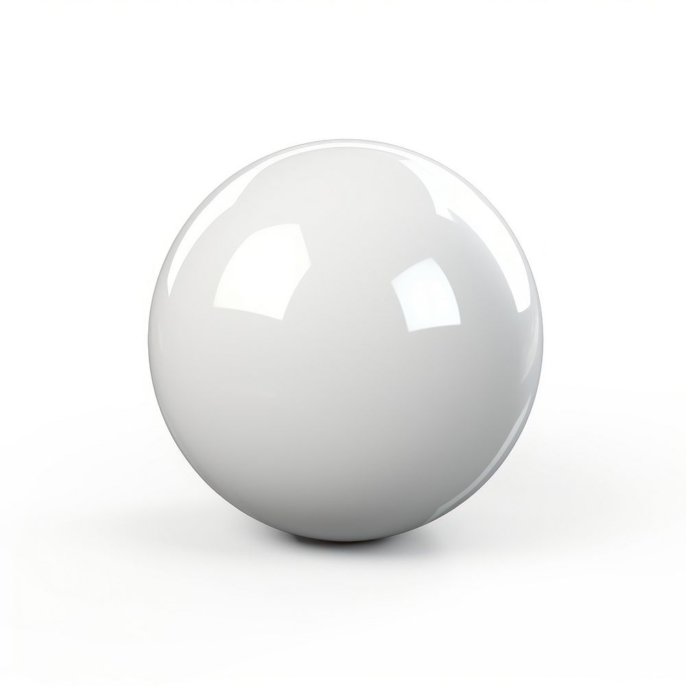 Sphere shape white white background simplicity. AI generated Image by rawpixel.